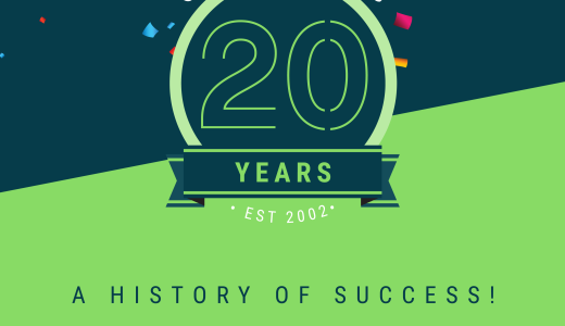 Celebrating Our 20yrs in Business