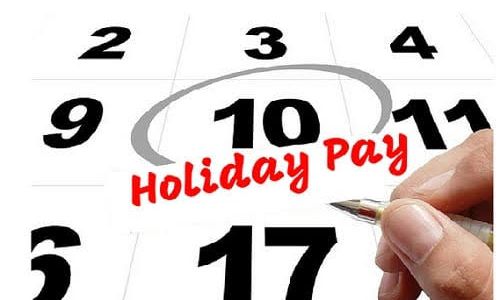 Holiday Pay & Public Holidays